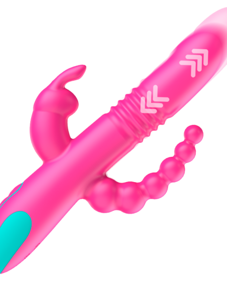 HAPPY LOKY - DONALD TRIPLE STIMULATION : ANAL, G-SPOT  CLITORAL WATCHME TECHNOLOGIE SANS FIL COMPATIBLE