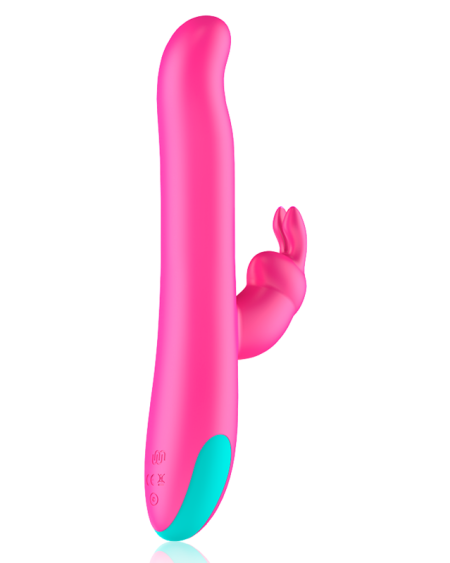 HAPPY LOKY - PLUTO LAPIN VIBRATEUR ET ROTATEUR WATCHME TECHNOLOGIE SANS FIL COMPATIBLE