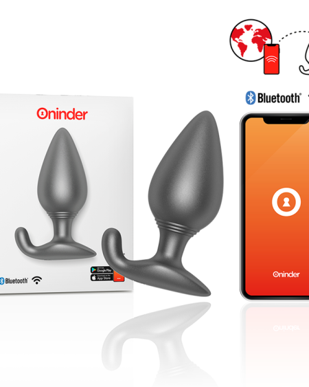 ONINDER - PLUG ANAL VIBRANT RIO NOIR - APPLICATION GRATUITE