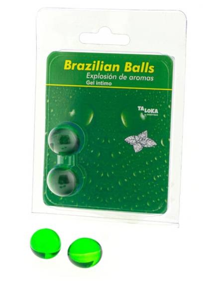 TALOKA - 2 BOULES BRÉSILIENNES GEL INTIME MENTHE