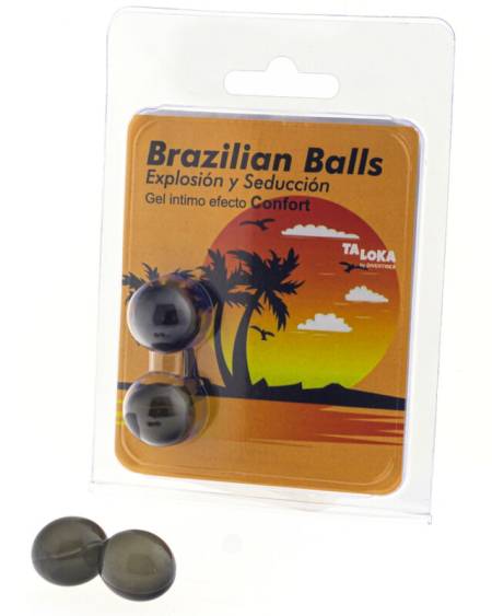 TALOKA - 2 BALLES BRÉSILIENNES GEL EXCITANT EFFET CONFORT