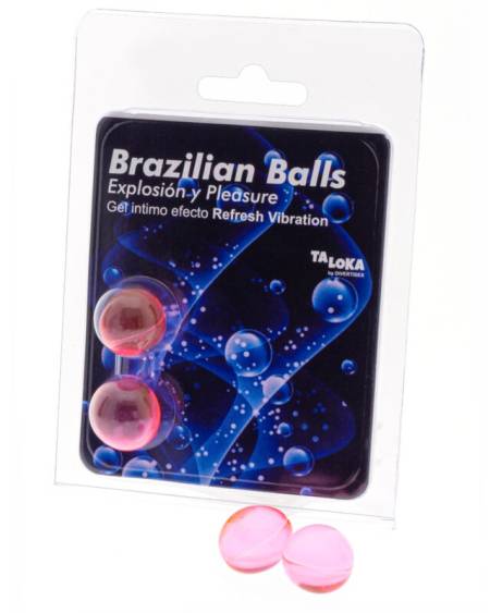 TALOKA - 2 BALLES BRÉSILIENNES REFRESH EFFET VIBRANT GEL EXCITANT