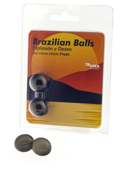 TALOKA - 2 BOULES BRÉSILIENNES GEL EXCITANT EFFET FRAIS