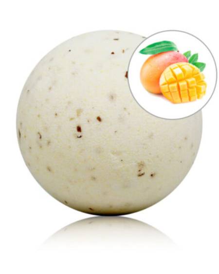TALOKA - BOMBE DE BAIN PARFUMÉE MANGUE AUX PÉTALES DE ROSE
