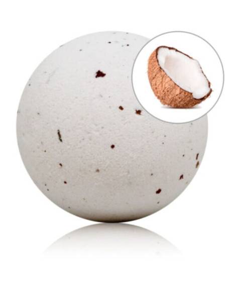 TALOKA - BOMBE DE BAIN PARFUMÉE NOIX DE COCO ET PÉTALES DE ROSE