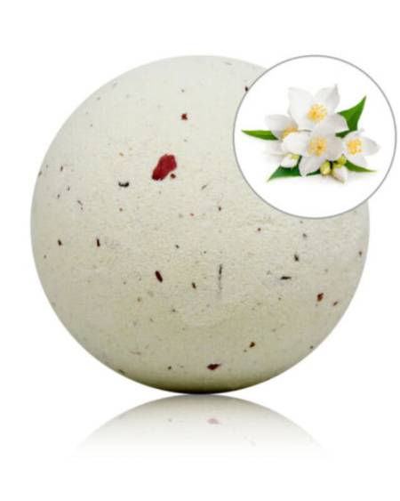 TALOKA - BOMBE DE BAIN PARFUMÉE AU JASMIN ET AUX PÉTALES DE ROSE