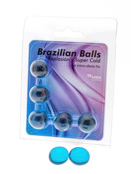 TALOKA - 5 BOULES BRÉSILIENNES GEL EXCITANT EFFET FROID