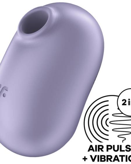 SATISFYER - PRO TO GO 2 ESTIMULADOR Y VIBRADOR DOBLE BEIGE