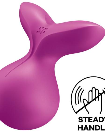 SATISFYER - VIBRATEUR  POSER VIVA LA VULVA 3 VIOLET