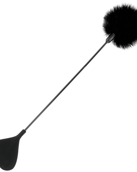 DARKNESS - FOUET PLUME DAMOUR NOIR 40 CM