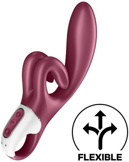 SATISFYER - TOUCH ME VIBRADOR RABBIT ROJO