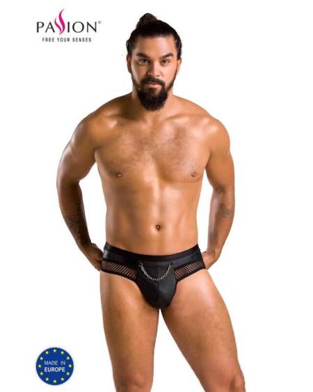 PASSION - 030 SLIP ABIERTO TOM NEGRO L/XL