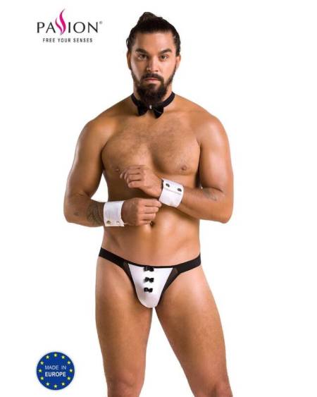 PASSION - 036 SLIP ALFROJO NEGRO S/M