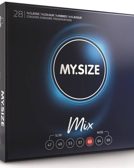 MY SIZE - MIX PRÉSERVATIFS 60 MM 28 UNITÉS