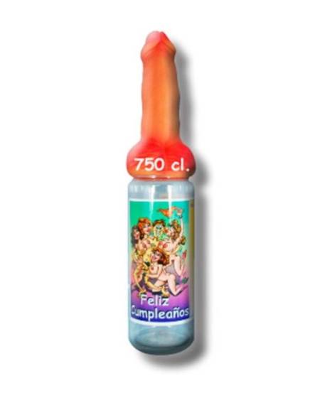 DIABLO PICANTE - BOUTEILLE DE PÉNIS DANNIVERSAIRE VIANDE 750 ML