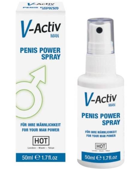HOT - V-ACTIV PENIS POWER SPRAY HOMME 50ML