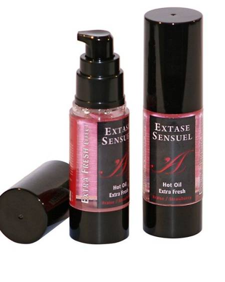 EXTASE SENSUAL - HUILE DE MASSAGE EFFET FRAISE EXTRA FRAÎCHE 30 ML