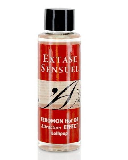 EXTASE SENSUAL - HUILE DE MASSAGE EFFET THERMIQUE AUX PHÉROMONES PIRULET 100 ML