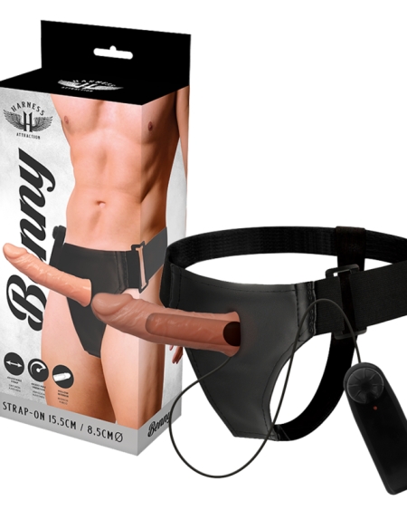 HARNESS ATTRACTION - RNES CREUX BENNY AVEC VIBRATEUR 15 CM -O- 4.5 CM