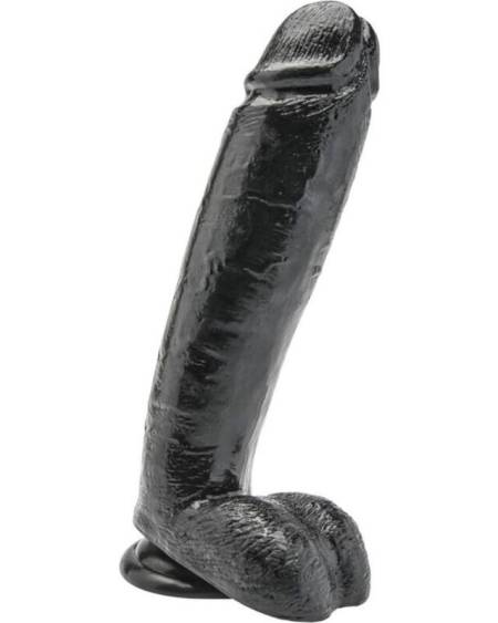 GET REAL - GODE 25,5 CM AVEC BOULES NOIRES