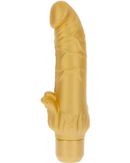 GET REAL - GOLD DICKER STIM VIBRATEUR OR