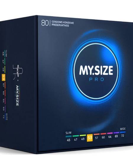 MY SIZE - PRO PRÉSERVATIFS 53 MM 80 UNITÉS