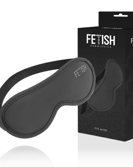 FETISH SUBMISSIVE - MASQUE EN CUIR VÉGAN II AVEC DOUBLURE EN NOPRÈNE
