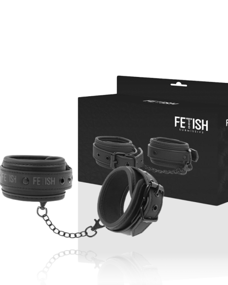 FETISH SUBMISSIVE - CHEVILLES EN CUIR VÉGÉTALIEN AVEC DOUBLURE EN NOPRÈNE