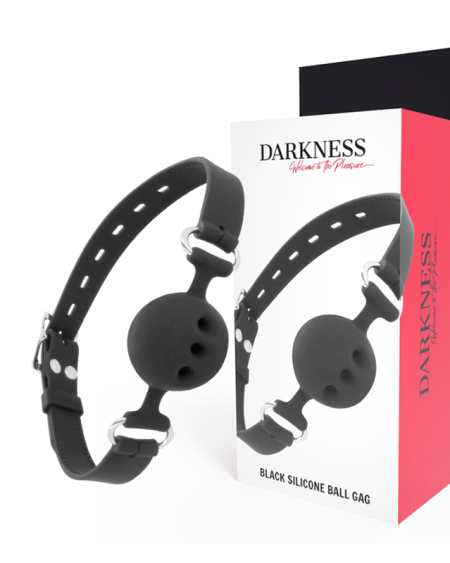 DARKNESS - BTON EN SILICONE RESPIRANT NOIR