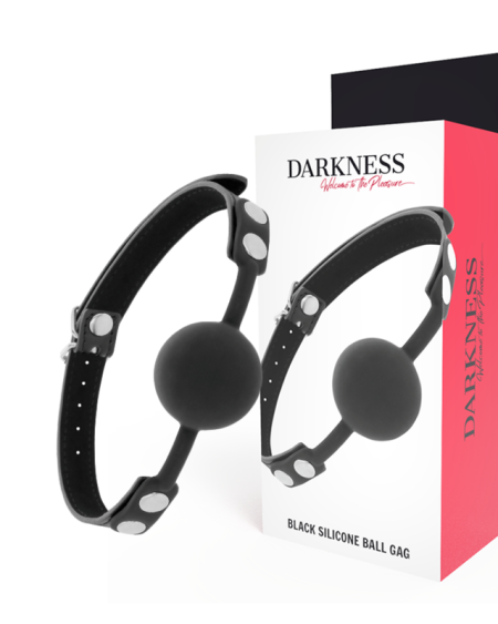 DARKNESS - BILLON EN SILICONE NOIR