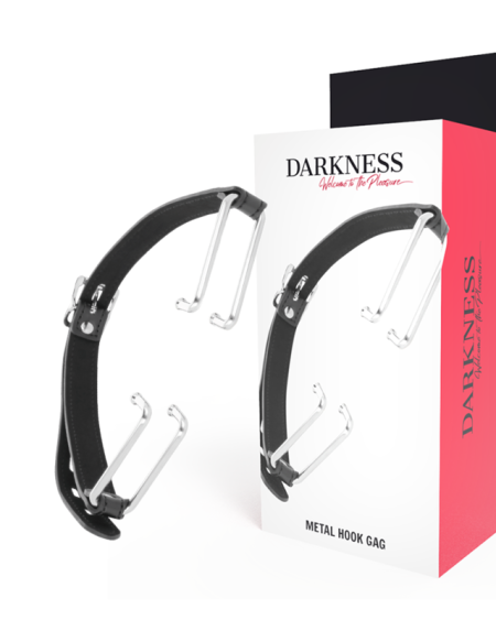 DARKNESS - GAG AVEC CROCHET NOIR