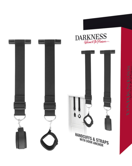 DARKNESS - MENOTTES DE PORTE DE BONDAGE