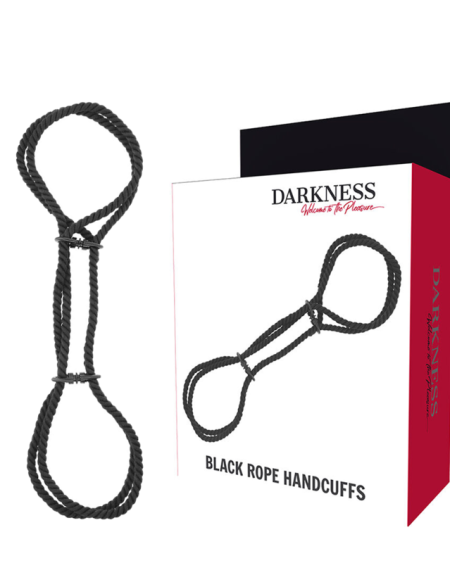 DARKNESS - MENOTTES EN CORDE OU MENOTTES DE CHEVILLE 100% COTON