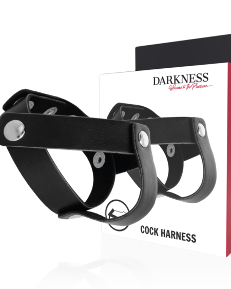 DARKNESS - ANNEAU CUTANÉ POUR PÉNIS ET TESTICULES