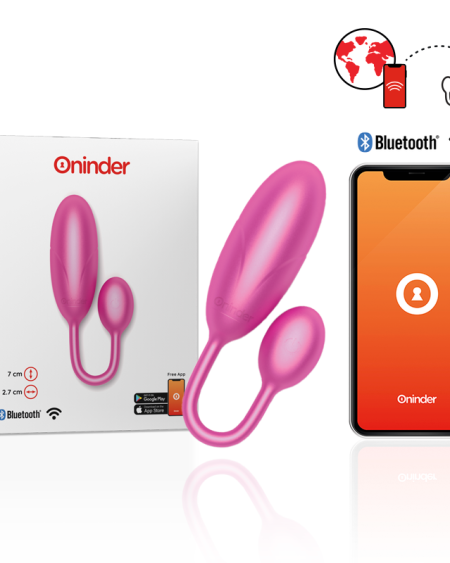 ONINDER - DENVER HUEVO VIBRADOR ROSA 7 X 2.7 CM - APP GRATUITA
