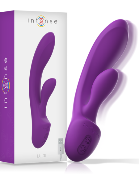 INTENSE - LUIGI RABBIT VIBRATEUR LIQUIDE SILICONE VIOLET