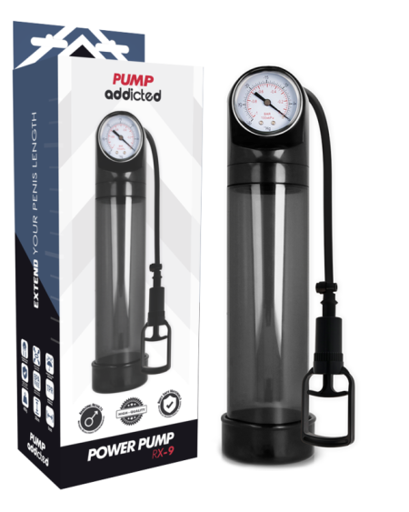 PUMP ADDICTED - BOMBA ERECCIÓN RX9 TRANSPARENTE
