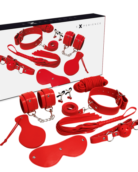 EXPERIENCE - KIT FÉTICHE BDSM SÉRIE ROUGE