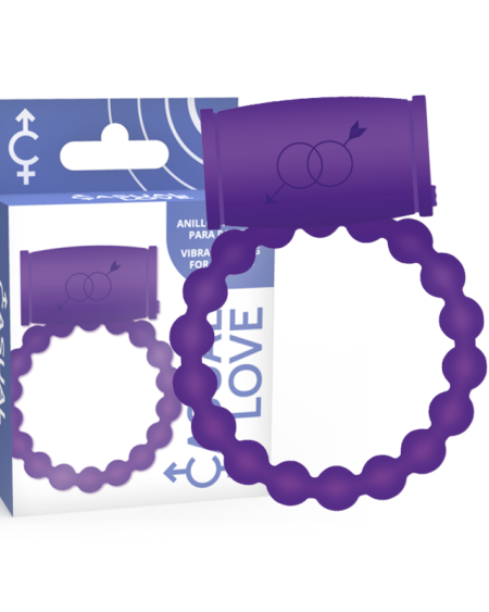 CASUAL LOVE - ANNEAU VIBRATEUR COUPLE 25 VIOLET