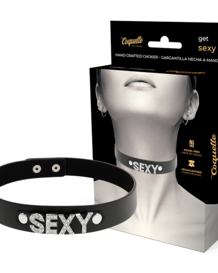 COQUETTE CHIC DESIRE - RAS DE COU SEXY EN CUIR VÉGAN