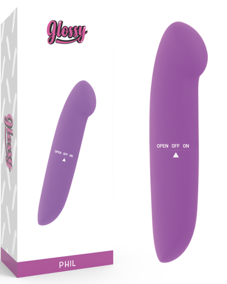 GLOSSY - VIBRATEUR PHIL VIOLET