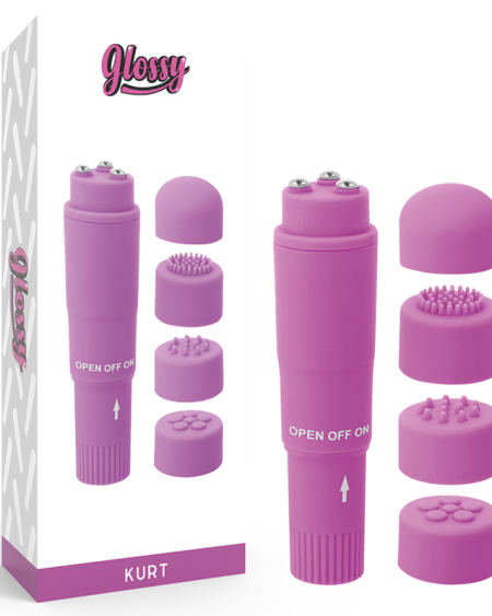 GLOSSY - MASSEUR DE POCHE KURT VIOLET