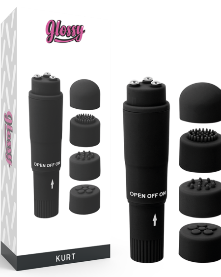GLOSSY - MASSEUR DE POCHE KURT NOIR