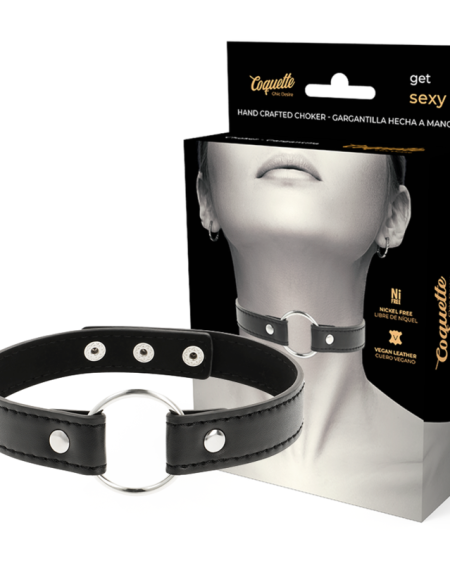 COQUETTE CHIC DESIRE - COLLIER EN CUIR VEGAN ACCESSOIRE FEMME