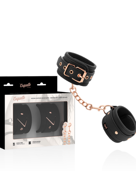 COQUETTE CHIC DESIRE - MENOTTES FANTASY EN CUIR VÉGAN AVEC DOUBLURE EN NOPRÈNE