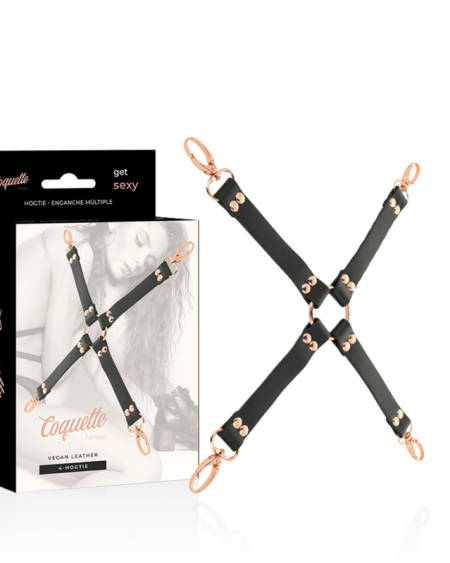 COQUETTE CHIC DESIRE - CRAVATE DE PORC FANTAISIE EN CUIR VÉGÉTAL