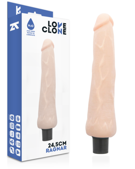 LOVECLONE - VIBRATEUR AUTOLUBRIFIANT RAGNAR 24.5 CM -O- 3.5 CM