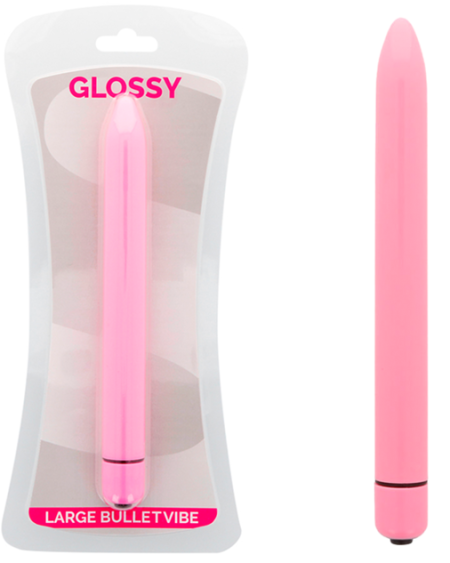 GLOSSY SLIM - VIBRATEUR ROSE