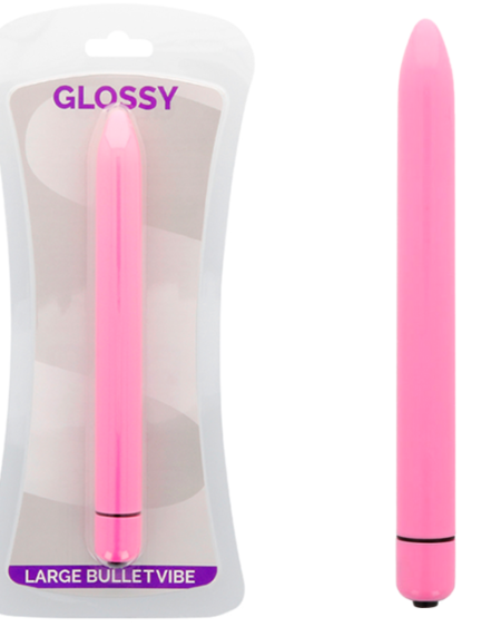 GLOSSY - VIBRATEUR SLIM DEEP ROSE