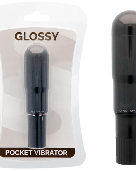 GLOSSY - VIBRATEUR DE POCHE NOIR